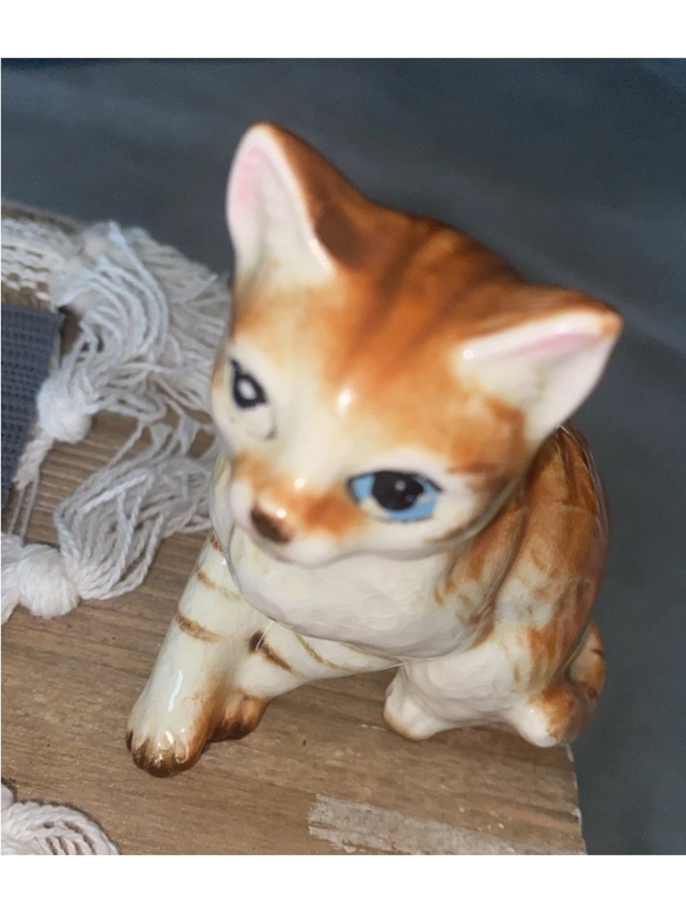 Vintage Made In Japan Cat Figurine
